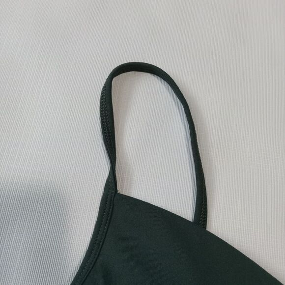 Fabletics Nola Dark Pine Low Impact Tie Around Padded Sports Bra Women's Large - Picture 7 of 13